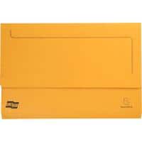 Exacompta Europa Document Wallet 4796Z A4, Foolscap Mottled Pressboard 35.7 (W) x 0.3 (D) x 24.5 (H) cm Yellow Pack of 25
