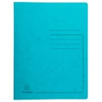 Exacompta Metal Spring File 240236E A4 Turquoise Mottled Pressboard 355 gsm Pack of 25