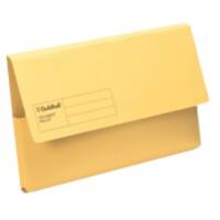 Exacompta Guildhall Document Wallet GDW1-YLWZ A4, Foolscap Manila 35.6 (W) x 0.3 (D) x 24.5 (H) cm Yellow Pack of 50