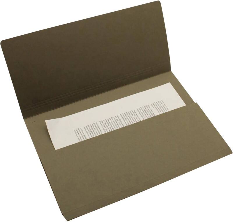 Exacompta Guildhall Document Wallet GDW1-GRYZ A4, Foolscap Manila 35.6 (W) x 0.3 (D) x 24.5 (H) cm Grey Pack of 50