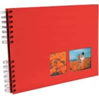 Exacompta Milano Photo Album Spiral Hardback Paper 22 x 32 x 3 cm Red