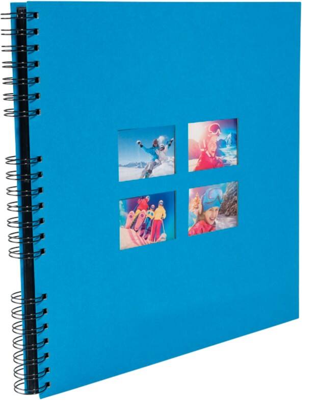 Exacompta Milano Photo Album Spiral Hardback Paper 33 x 35 x 3.3 cm Blue