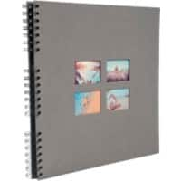 Exacompta Milano Photo Album Spiral Hardback Paper 33 x 35 x 3.3 cm Grey