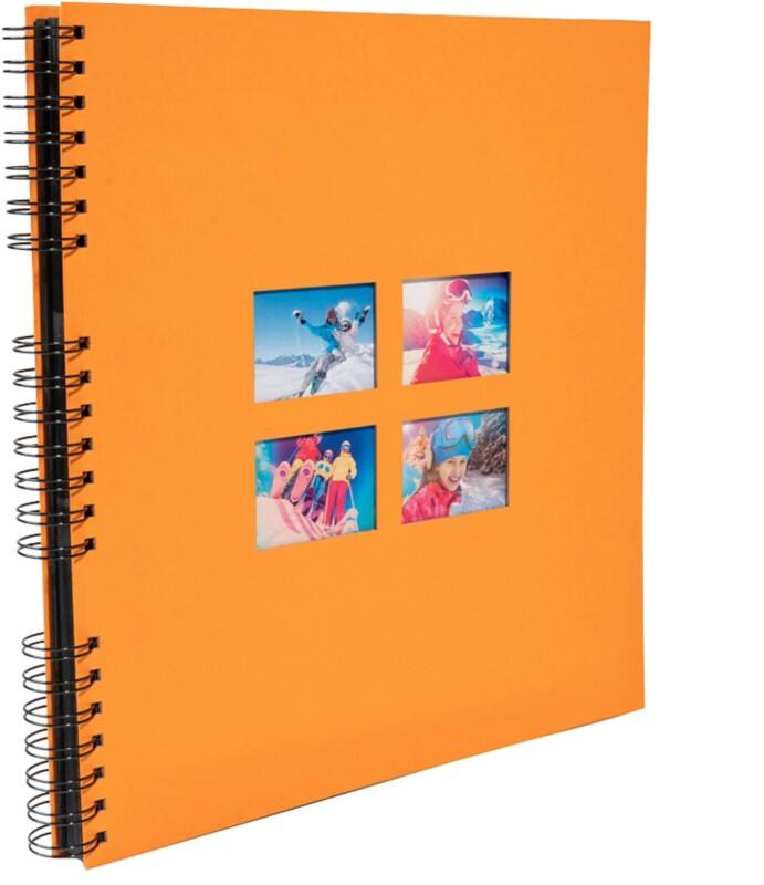 Exacompta Milano Photo Album Spiral Hardback Paper 33 x 35 x 3.3 cm Orange
