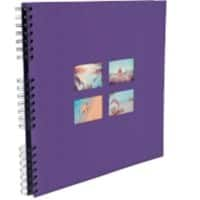 Exacompta Milano Photo Album Spiral Hardback Paper 33 x 35 x 3.3 cm Purple