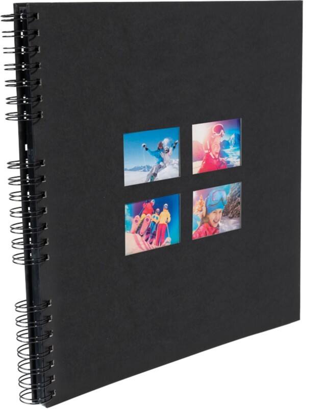 Exacompta Milano Photo Album Spiral Hardback Paper 33 x 35 x 3.3 cm Black