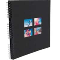 Exacompta Milano Photo Album Spiral Hardback Paper 33 x 35 x 3.3 cm Black