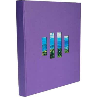 Exacompta Milano Photo Album Hardback Paper 30.3 x 32.8 x 4.7 cm Purple