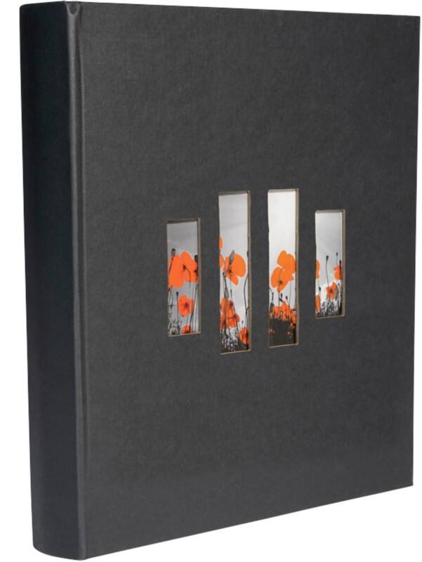 Exacompta Milano Photo Album Hardback Paper 30.3 x 32.8 x 4.7 cm Black