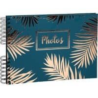 Exacompta Palma Photo Album Spiral Hardback Paper 22.8 x 33 x 3 cm Blue 0