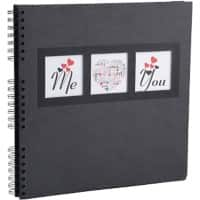 Exacompta Me & You Photo Album Spiral Hardback Paper 33 x 35 x 3.3 cm Black