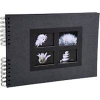 Exacompta Passion Photo Album Spiral Hardback Paper 22 x 32 x 3 cm Black