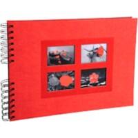 Exacompta Passion Photo Album Spiral Hardback Paper 22 x 32 x 3 cm Red