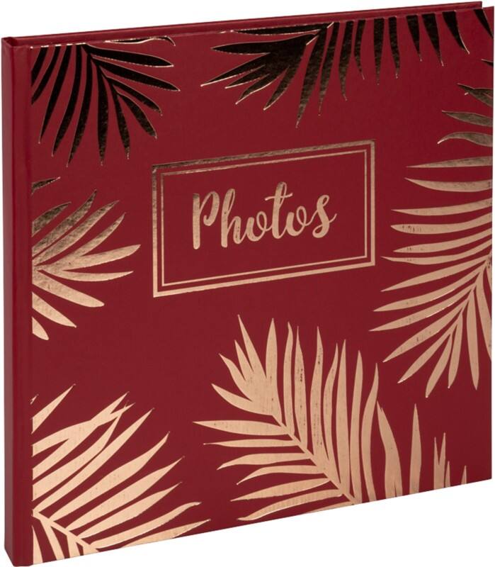 Exacompta Palma Photo Album Hardback Paper 24.7 x 24.7 x 1.7 cm Red Pack 2