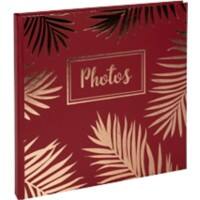 Exacompta Palma Photo Album Hardback Paper 24.7 x 24.7 x 1.7 cm Red Pack 2