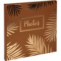 Exacompta Palma Photo Album Hardback Paper 24.7 x 24.7 x 1.7 cm Gold Pack 2