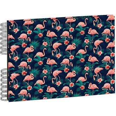 Exacompta Flamingo Photo Album Spiral Hardback Paper 22 x 32 x 3 cm Night Blue