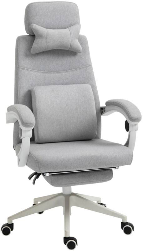 Vinsetto Chair Fixed Armrest Grey 120 kg 5056602917883 620 x 680 x 1,270 mm