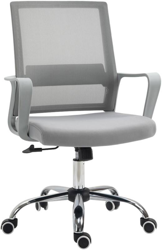 Vinsetto Office Chair 5056602927134 Grey