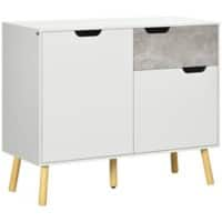 HOMCOM Storage Cabinet 838-196LG Particleboard, Pine Wood