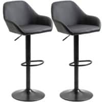 HOMCOM Bar Stool 835-733V70BK Black