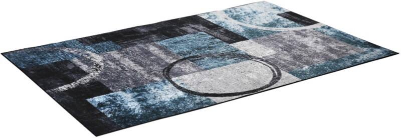 HOMCOM Rug PL (Polyester) 830-459V70 Rectangular Blue 230 x 160 x 230 cm