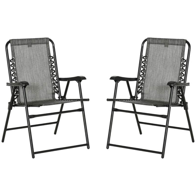 OutSunnyFoldingChairSteelTexteline 84B-811GY