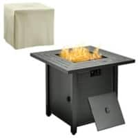 OutSunny Gas Fire Pit Table 842-260V70 Metal