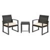 OutSunny Table and Chairs set Polyester, PP,Steel