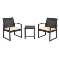 OutSunny Table and Chairs set Polyester, PP,Steel