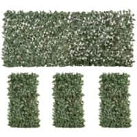 OutSunny Fence 100 x 200 cm PL (Polyester), Wicker