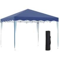 OutSunny Gazebo 2.95 x 2.95 x 2.6 m Blue