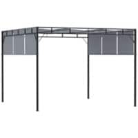 OutSunny Gazebo 3 x 3 x 2.25 m Dark Grey