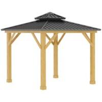 OutSunny Gazebo 3 x 3 x 3 m Grey