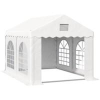 OutSunny Gazebo 2.95 x 3.95 x 2.8 m White