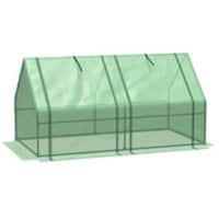 OutSunny Greenhouse 0.9 x 1.8 x 0.9 m Green