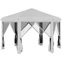 OutSunny Tent 3.2 x 3.8 x 2.6 m Light Grey