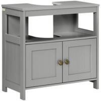 kleankin Bathroom Cabinet Engineered Wood Grey 6 x 3 x 6 cm