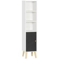 kleankin Cabinet Particleboard, Pine White 30 x 30 x 139 cm