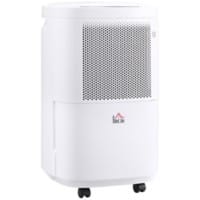 HOMCOM Dehumidifier 2.2 L 20 m² White 821-023V70WT