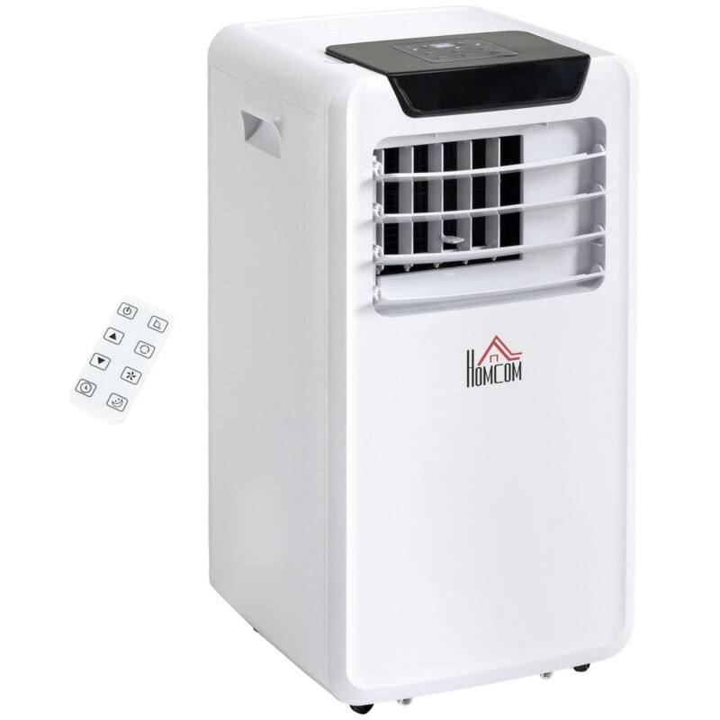 HOMCOM Portable Air Conditioner 823-029V70WT White 36.7 x 35.3 x 68.4 cm
