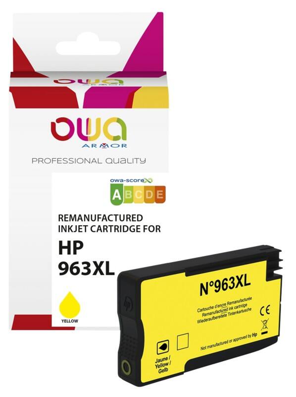 OWA 963XL Compatible HP Ink Cartridge 3JA29AE Yellow