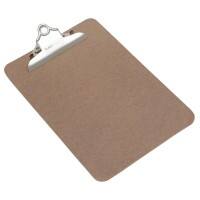 Rapesco Heavy Duty Clipboard A5 Wood Brown Portrait and Landscape 1402