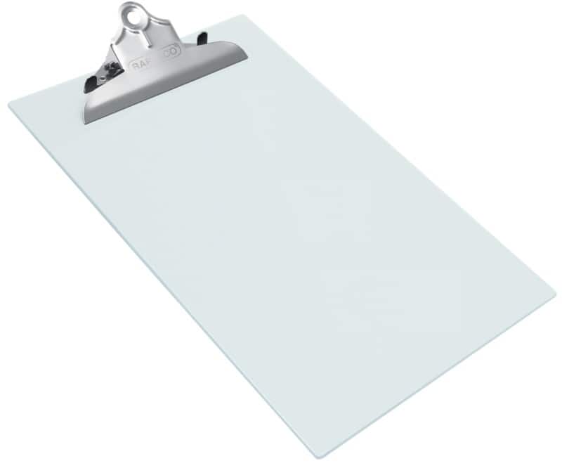 Rapesco Heavy Duty Clipboard A4+ PP (Polypropylene) Transparent Portrait and Landscape 0888