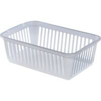 Whitefurze Basket Transparent 25 x 16 x 8 cm