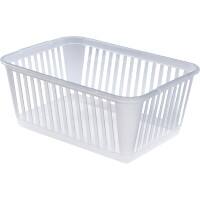 Whitefurze Basket Transparent 38 x 25 x 15 cm