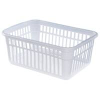 Whitefurze Whitefurze Basket Transparent 48 x 31 x 18 cm