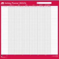 SASCO Holiday Planner Mounting Pads 2023/2024 6 Months per page Landscape Multicolour English