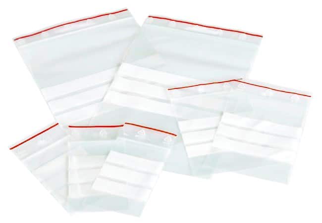 Grip Seal Bags Stripes Transparent 4 x 6 cm Pack of 100