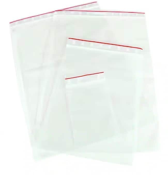 Grip Seal Bags Zip Polypropylene Transparent 4 x 6 cm Pack of 100